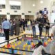 VEX robotics competition gameplay in action