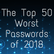 The Top 50 Worst Passwords of 2018 Title Graphic
