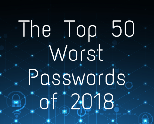 The Top 50 Worst Passwords of 2018 Title Graphic